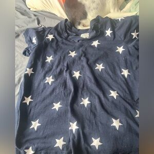 Reflex Navy Blue with stars tshirt 2XL